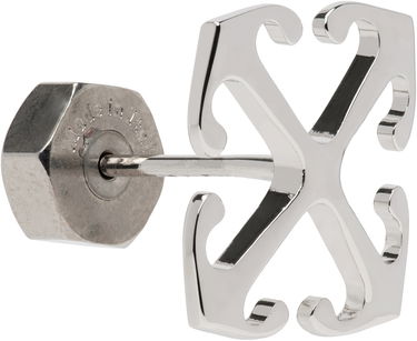 Opasok Off-White Silver Arrow Single Earring Metalická | OMOD119C99MET0017200, 1