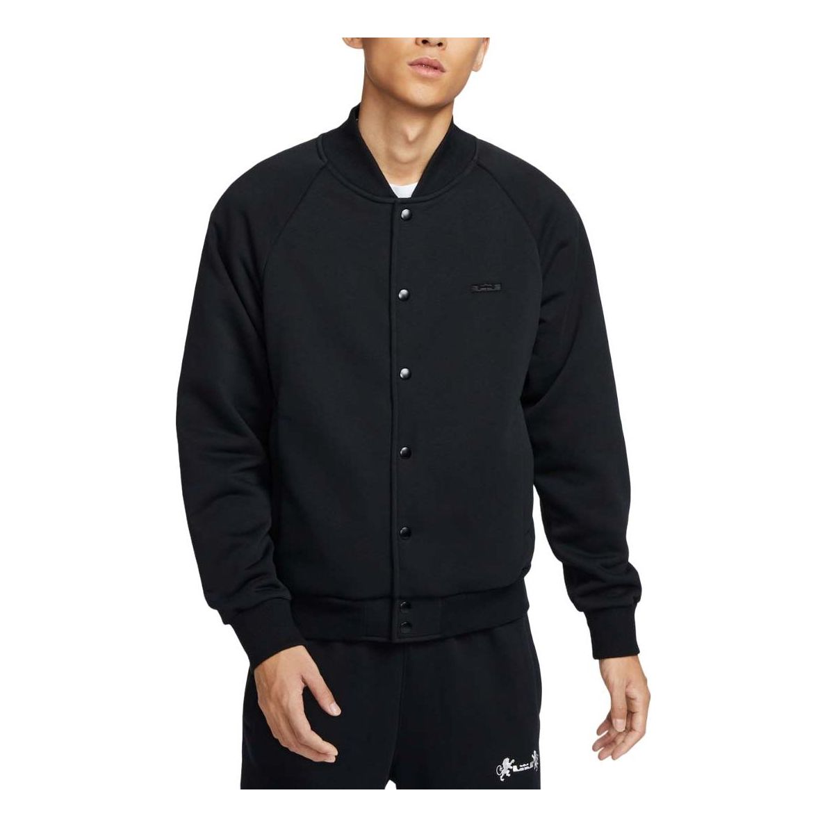 Bomber bunda Nike LeBron Therma-FIT Basketball Jacket Čierna | FZ1035-010, 0