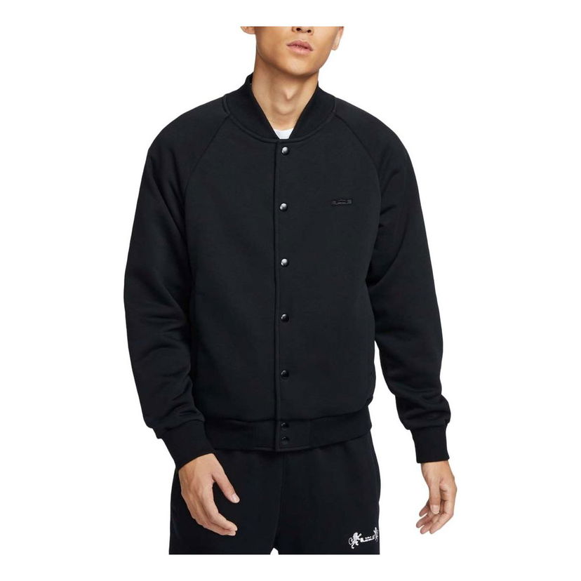 Bomber bunda Nike LeBron Therma-FIT Basketball Jacket Čierna | FZ1035-010