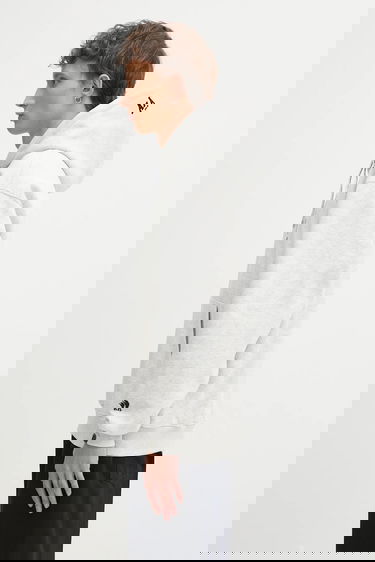 Mikina AAPE by A Bathing Ape Aaper Laper Apes and Planet Earth Graphic Hoodie Šedá | AAPSWMC370XAP, 1