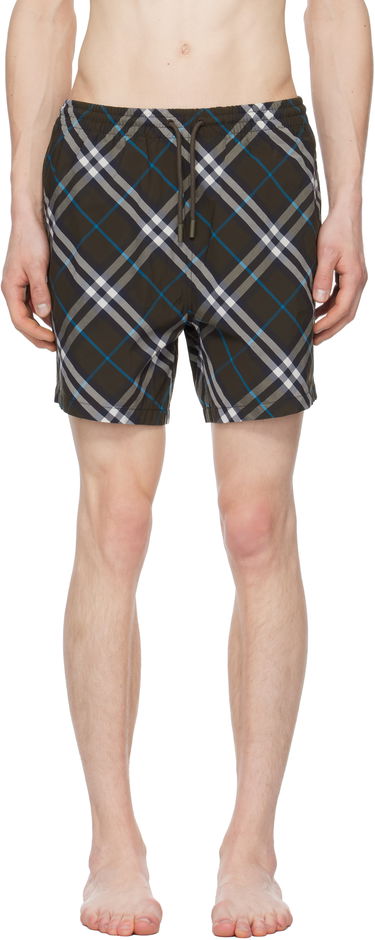 Plavky Burberry Burberry Check Swim Shorts Hnedá | 8108204, 0