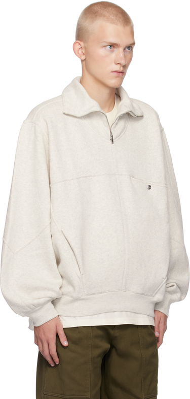 Sveter ISABEL MARANT Isabel Marant Wilfrid Half-Zip Sweatshirt Šedá | SW0139HA-B4M01H, 1