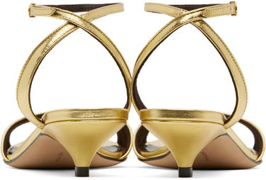 Doplnky The Row The Row Vika Ankle Strap Kitten Heel Sandals Metalická | F1583-M39, 1