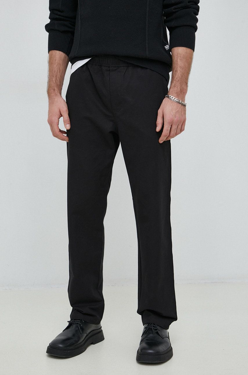Nohavice Samsoe Samsoe Jabari Trousers Čierna | M22400031, 0