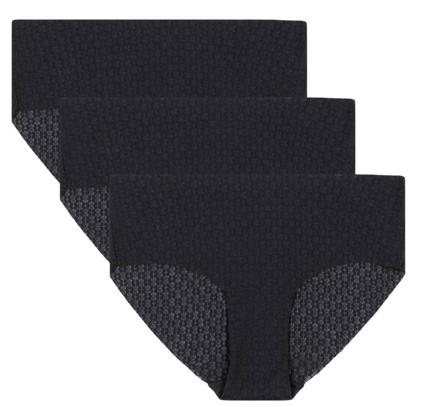 Nohavičky Under Armour Under Armour Solid 3-Pack Hipster Panties Čierna | 1390413-001
