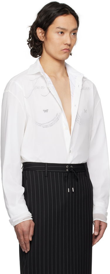 Košeľa Jean Paul Gaultier Jean Paul Gaultier 'The Tattoo Poem' Shirt Biela | 25/34-U-CH093-C586-0001, 1