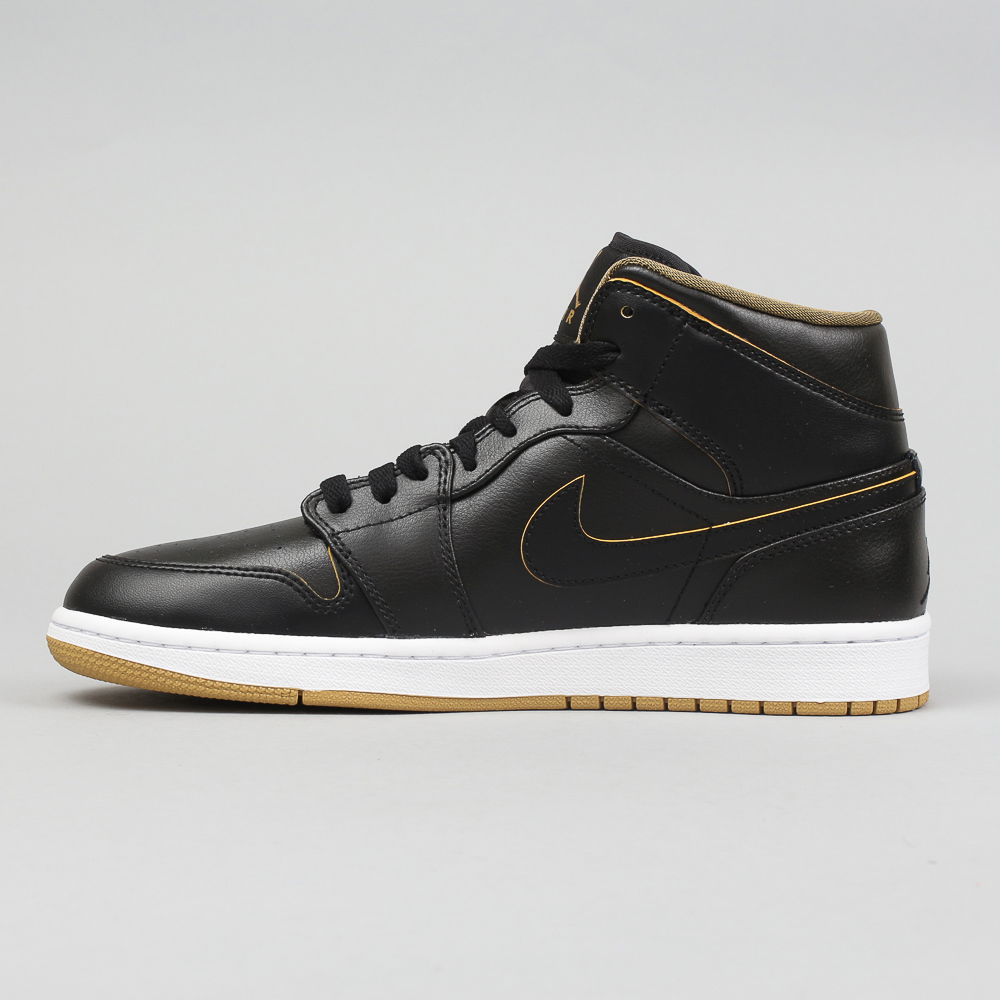 Tenisky a topánky Jordan Air Jordan 1 Mid "Black Gold" Čierna | 554724-042, 0