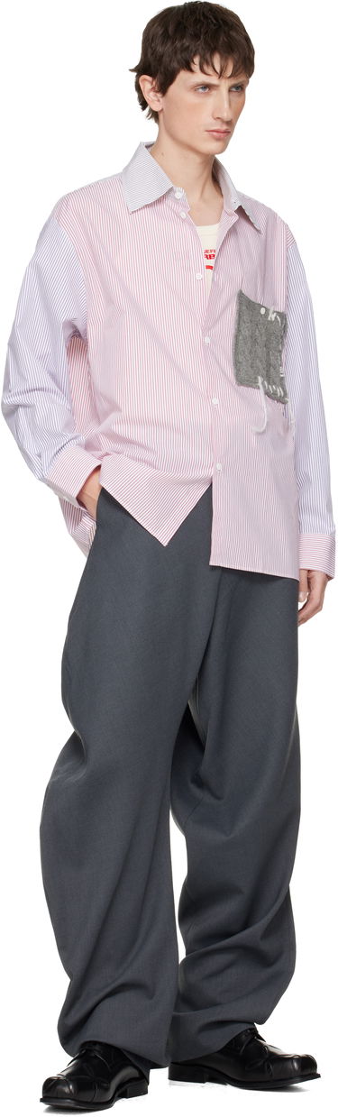 Košeľa Charles Jeffrey Loverboy Charles Jeffrey LOVERBOY Oversized Long Sleeve Knitted Patch Shirt Rôznofarebný | 052070501, 3