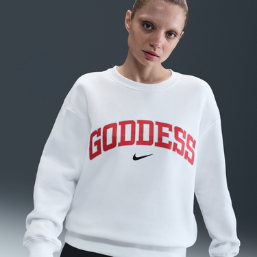 Sveter Nike Nike Sportswear Phoenix Fleece Crewneck Sweatshirt Biela | IM0332-100, 1