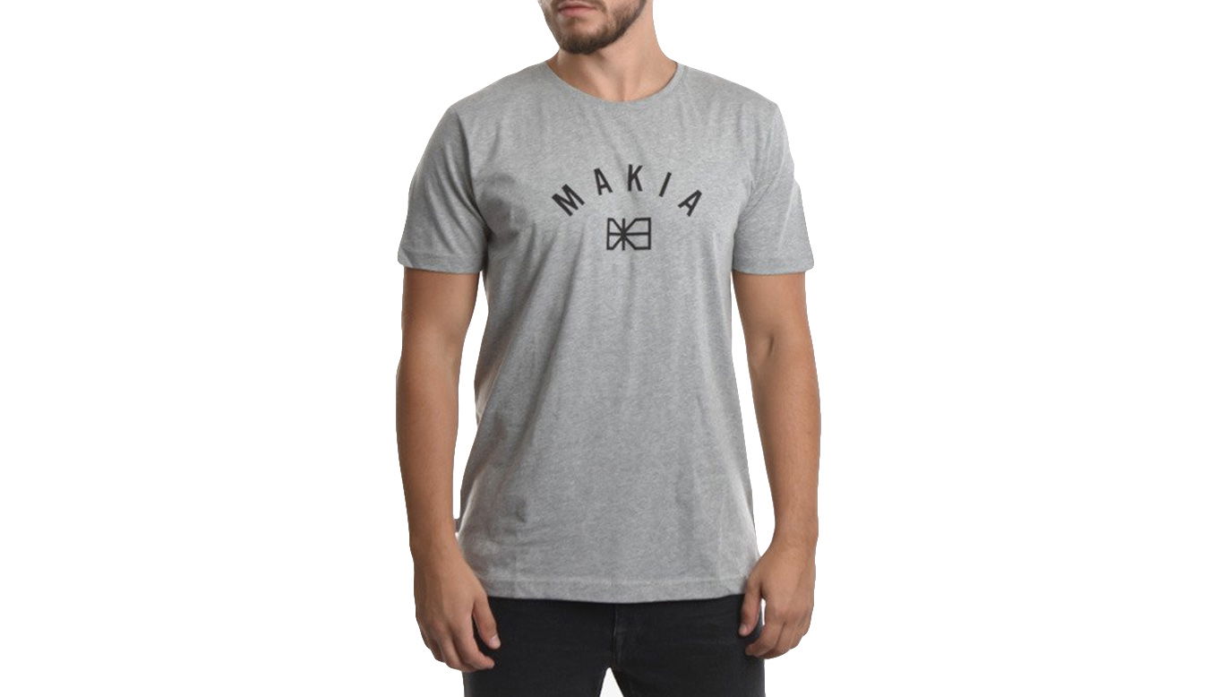 Tričko Makia Brand T-Shirt Šedá | M21200-923, 1