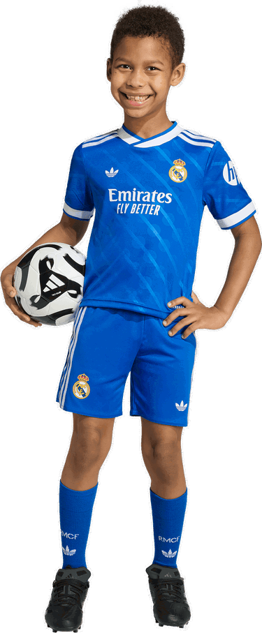 Dres adidas Performance Real Madrid 25/26 Mini Third Jersey Modrá | JN8909, 4
