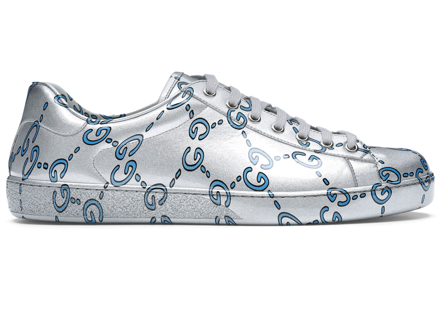 Tenisky a topánky Gucci Ace 'GG Silver' Metalická | 54893803J001905, 0