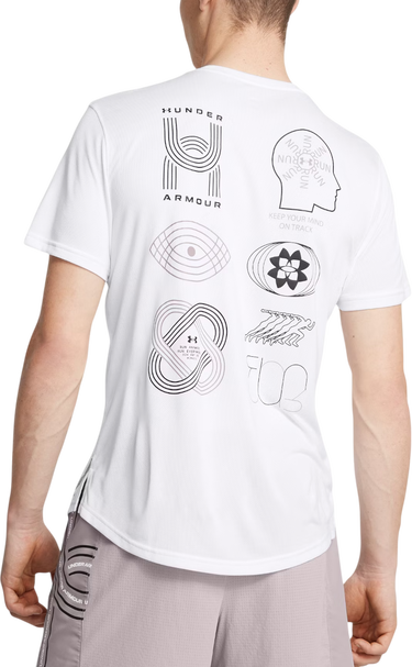 Tričko Under Armour Under Armour Run Anywhere T-Shirt Biela | 1386617-100, 1