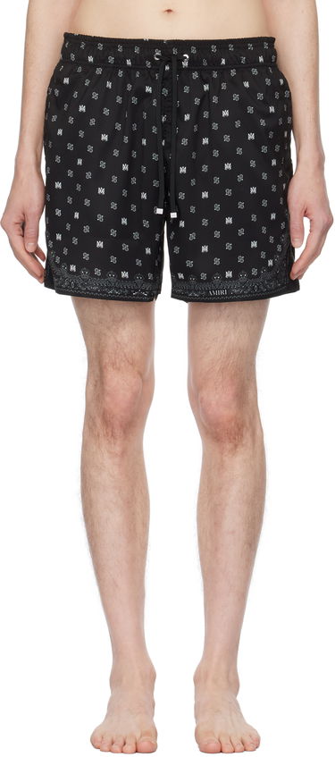Plavky AMIRI AMIRI MA Paisley Swim Shorts Čierna | AMSWTK1035, 0