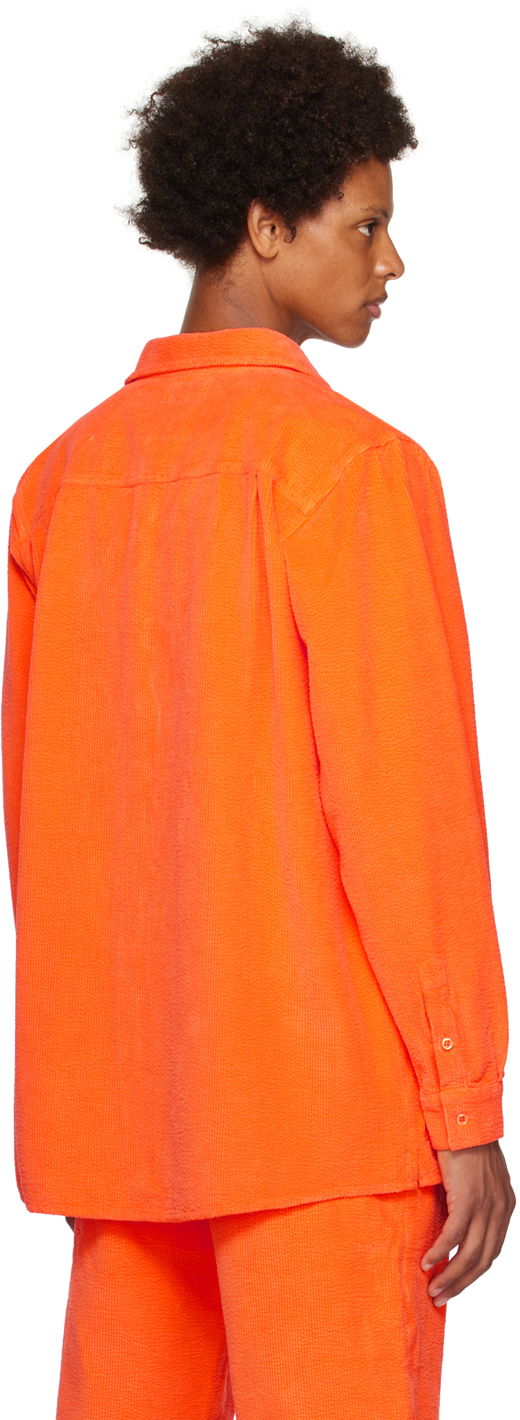 Spread Collar Corduroy Shirt