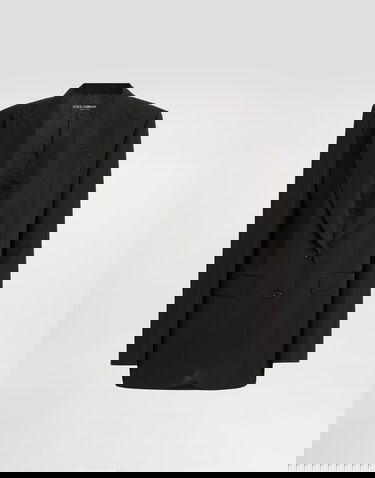 Bunda Dolce & Gabbana Dolce & Gabbana Wool Gabardine Jacket 36 Čierna | F29V1TFU2OWN0000, 0