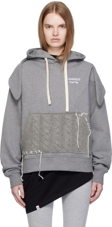 Mikina Charles Jeffrey Loverboy Charles Jeffrey LOVERBOY Patch Rabbit Ears Hoodie Šedá | 52081002, 0
