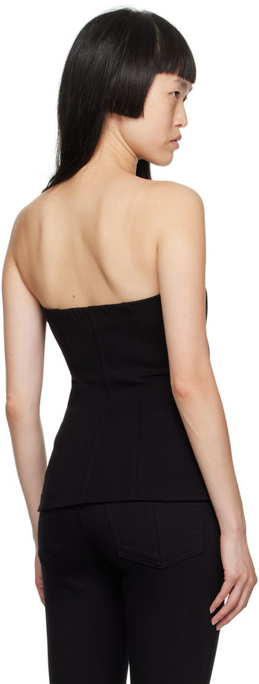 Tielko rag & bone Irina Zip-Front Tank Top Čierna | WAC23HT015LC15, 2