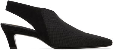 Tenisky a topánky TOTEME 'The Mid Heel Elastic Slingback' Heels Čierna | 242-WAS1419-FB0152, 0