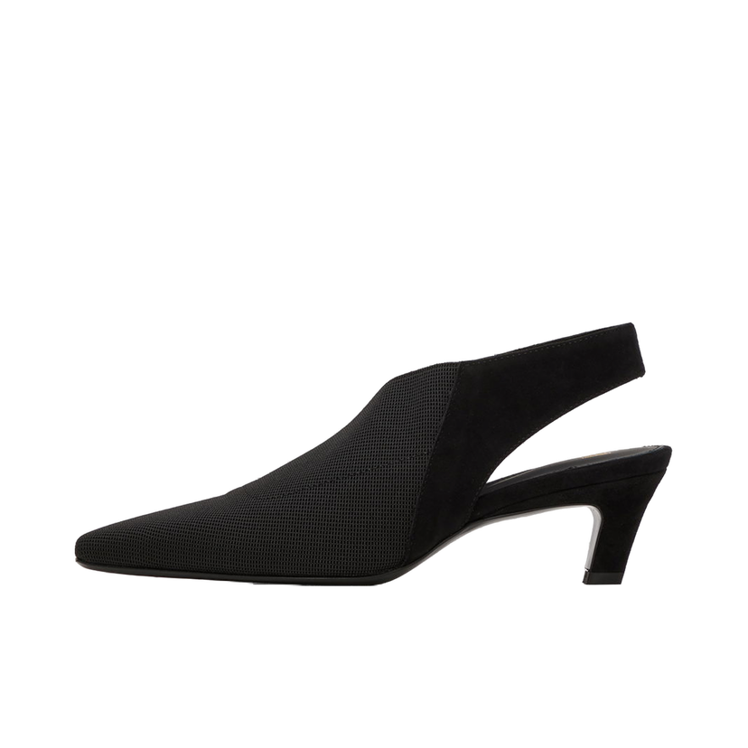 Tenisky a topánky TOTEME 'The Mid Heel Elastic Slingback' Heels Čierna | 242-WAS1419-FB0152