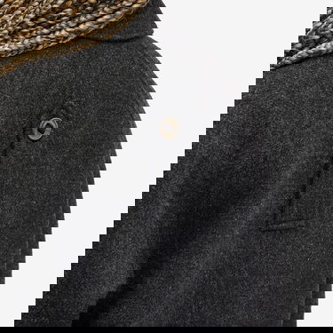 Bunda YMC SGT Rock Wool Coat Čierna | Q0XMB-Charcoal, 5