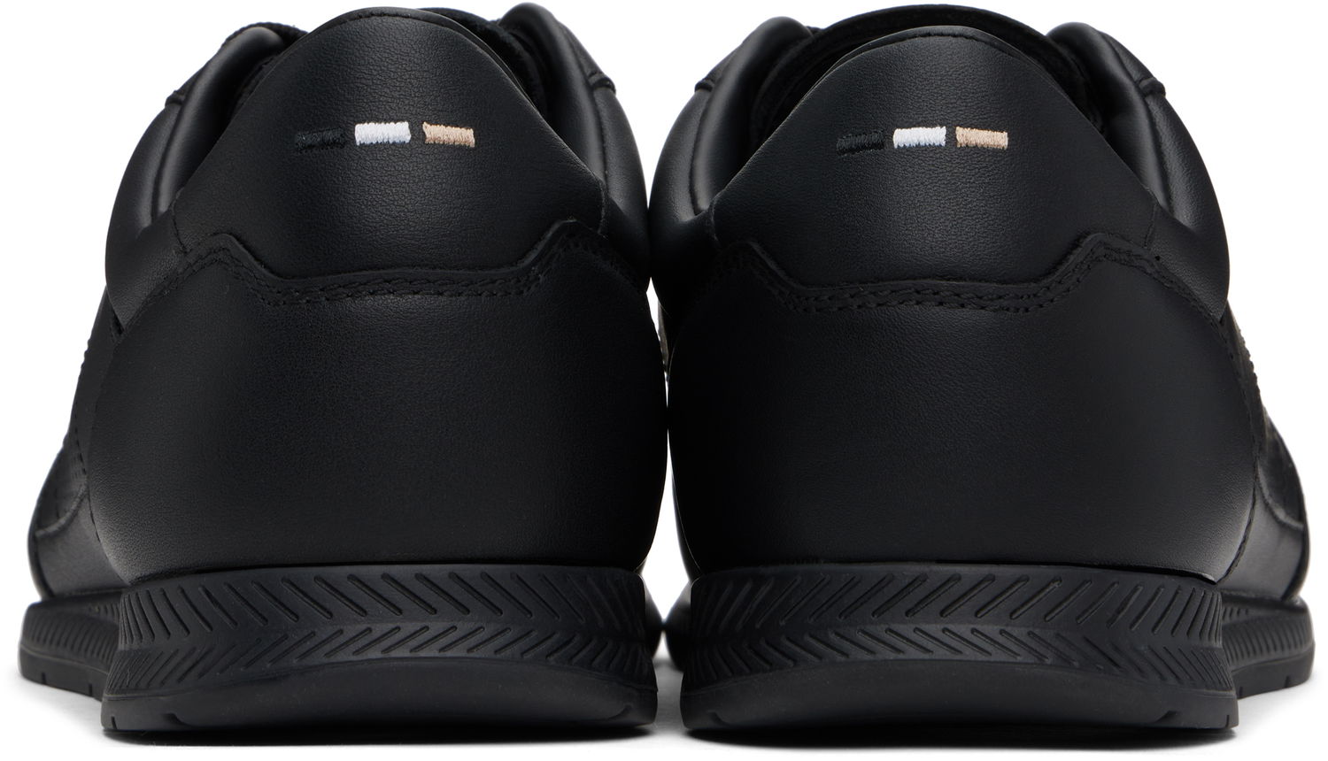 Oblečenie BOSS BOSS Nappa-Leather Čierna | 50542099, 1