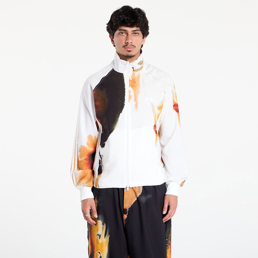 Bunda Y-3 Y-3 AOP 3Stripes Track Jacket Biela | KA9623