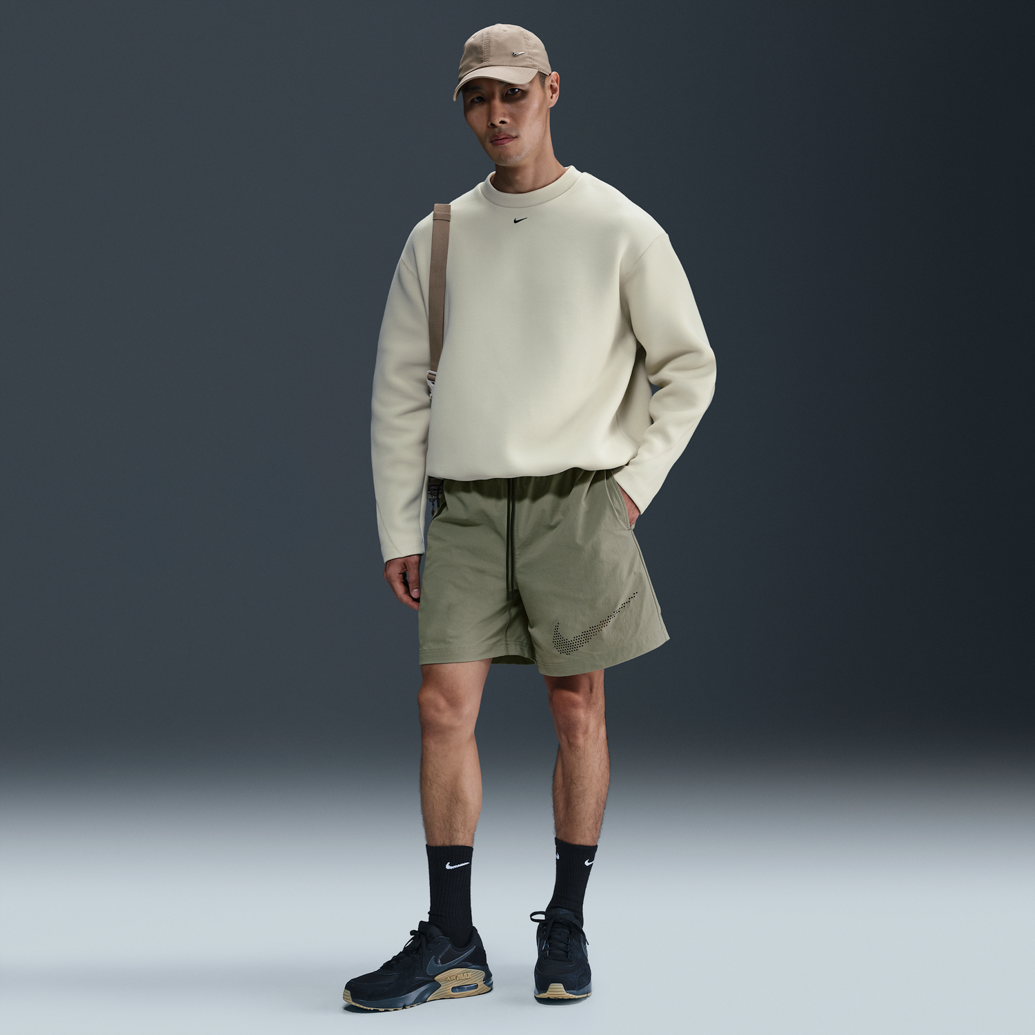 Mikina Nike Tech Woven Shorts Béžová | HJ0679-320, 0