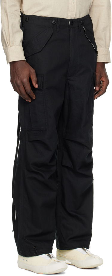 Cargo nohavice Maharishi Maharishi Hemp M65 Cargo Pants Čierna | 6120, 1