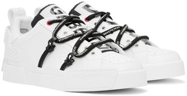 Tenisky a topánky Dolce & Gabbana Black Portofino Sneakers Čierna | CS1783AJ986, 3