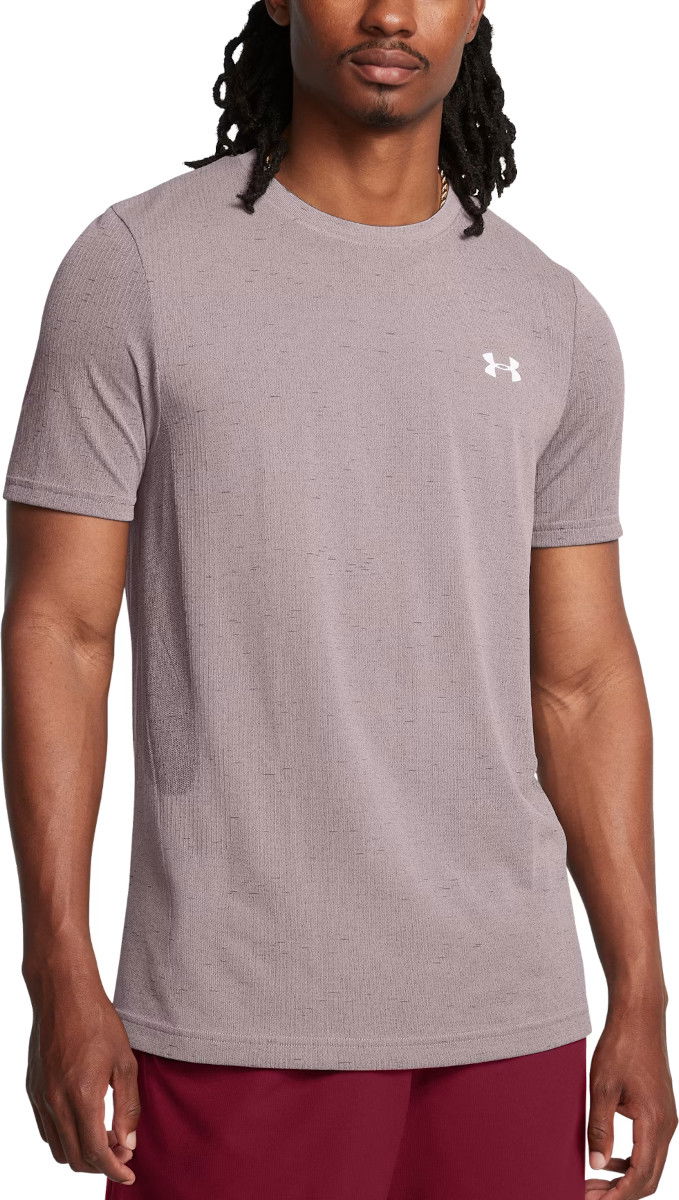 Tričko Under Armour Seamless T-Shirt Short Sleeve Fialová | 1382801-015