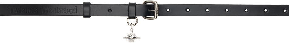 Opasok Vivienne Westwood Black Mini Alex Charm Belt Čierna | 8201007IW-L008N-, 0