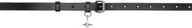 Opasok Vivienne Westwood Black Mini Alex Charm Belt Čierna | 8201007IW-L008N-, 0
