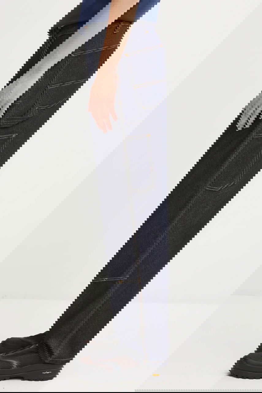 Džínsy Carhartt WIP Double Knee Jeans Navy | I032699.101, 1