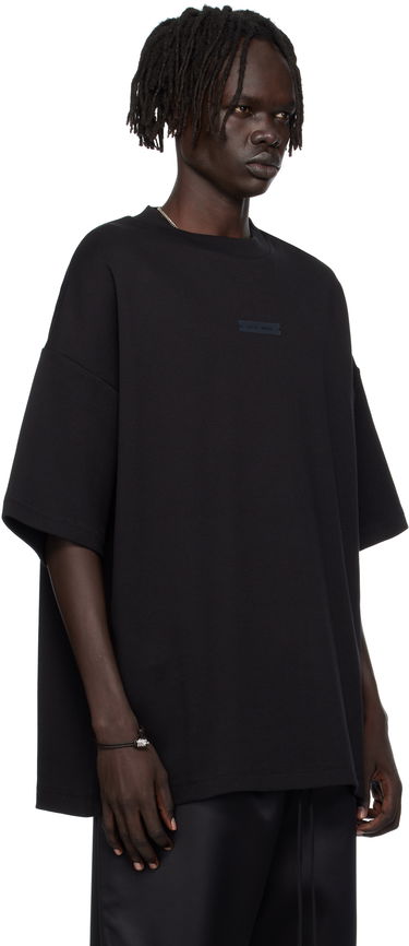 Tričko Fear of God ESSENTIALS 90s Fit Piqué Crewneck T-shirt Čierna | 125SP254410F, 1