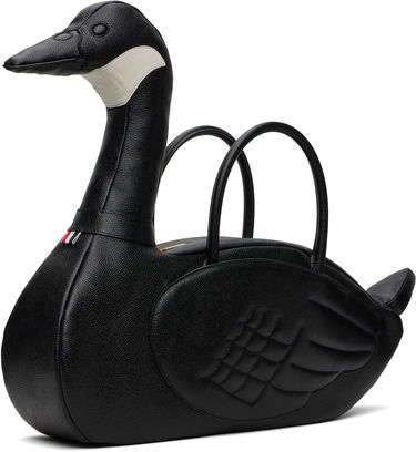 Kabelka Thom Browne Thom Browne Pebble Grain Goose Bag Čierna | UAG227A-00198, 2