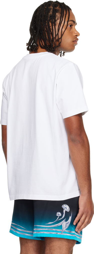 Tričko Casablanca Casablanca Tennis Club Icon Graphic T-Shirt Biela | M-AW25-JTS-001-01, 4