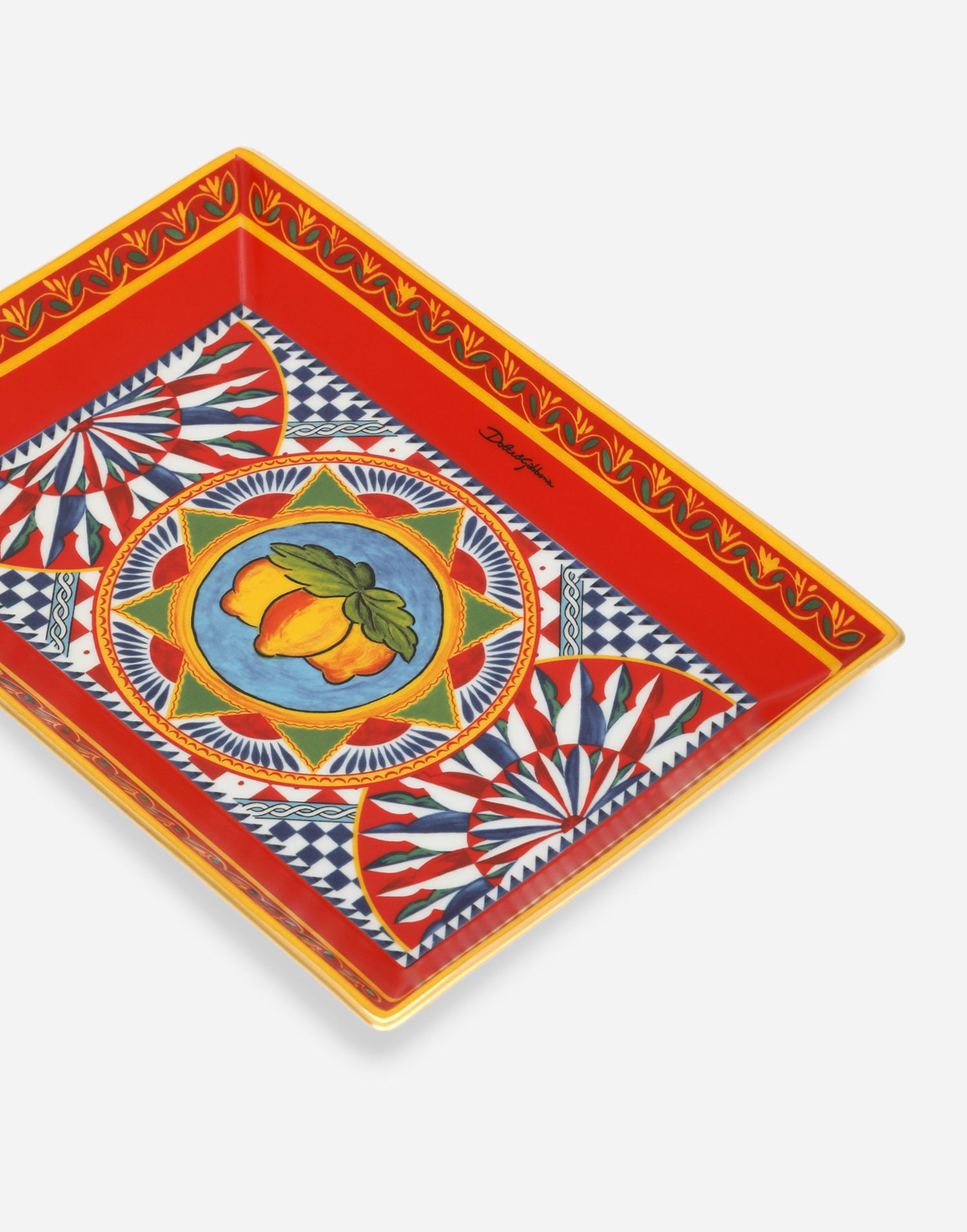 Home decor Dolce & Gabbana Dolce & Gabbana Decorative Porcelain Trinket Dish Rôznofarebný | TCC199TCAMSUC063, 1