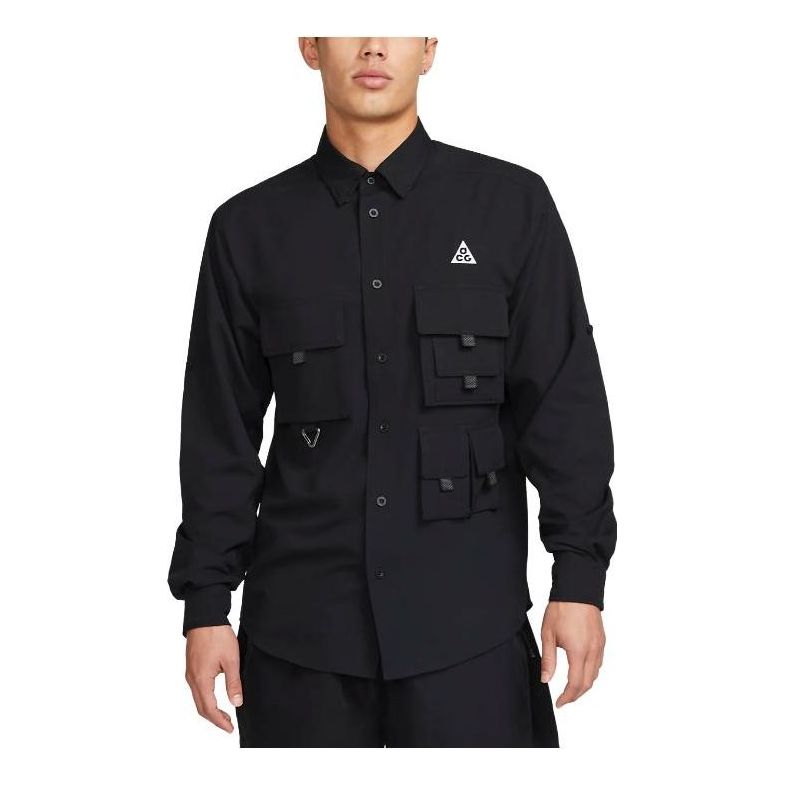 Košeľa Nike ACG Devastation Trail UV-Protection Jacket Čierna | DN3937-010