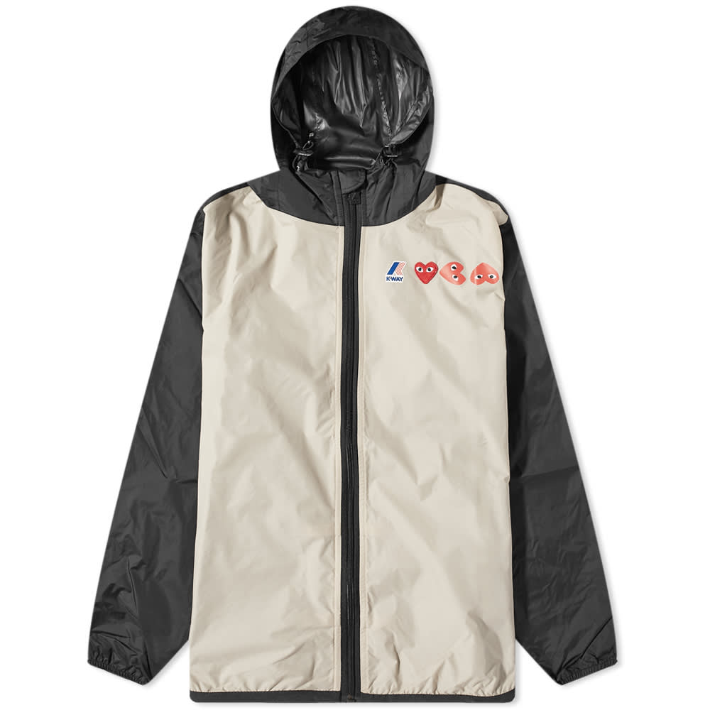 Vetrovka Comme des Garçons K-Way x Full Zip Block Colour Jacket Béžová | P1J505-3, 0