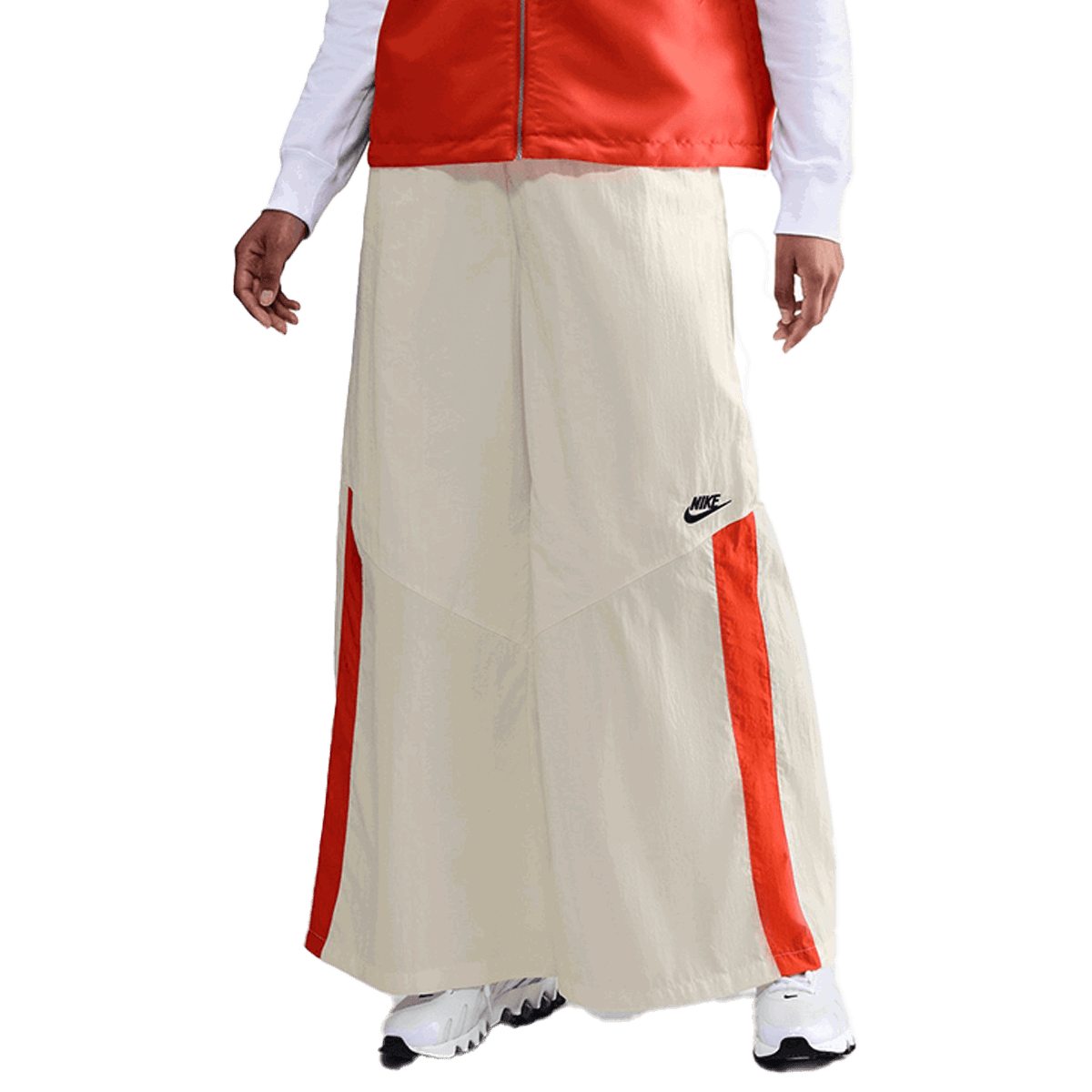 Nohavice Nike NSW Wide Leg Woven Pants Béžová | IH8508-133, 0