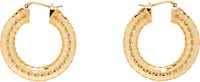 Versace Greca Gold Hoop Earrings