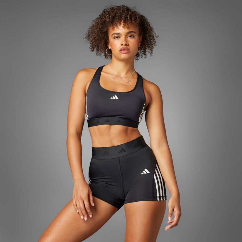 Šortky adidas Performance Hyperglam 3-Inch Training Shorts Čierna | IN9299