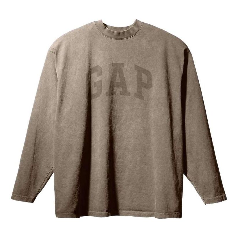 Tričko GAP YEEZY Gap x Balenciaga Dove Long Sleeve T-Shirt Hnedá | YEEZY-SS22-023