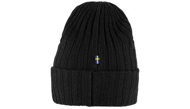 Kulicha FJÄLLRÄVEN Byron Ribbed Knit Beanie Čierna | F77388-550, 2