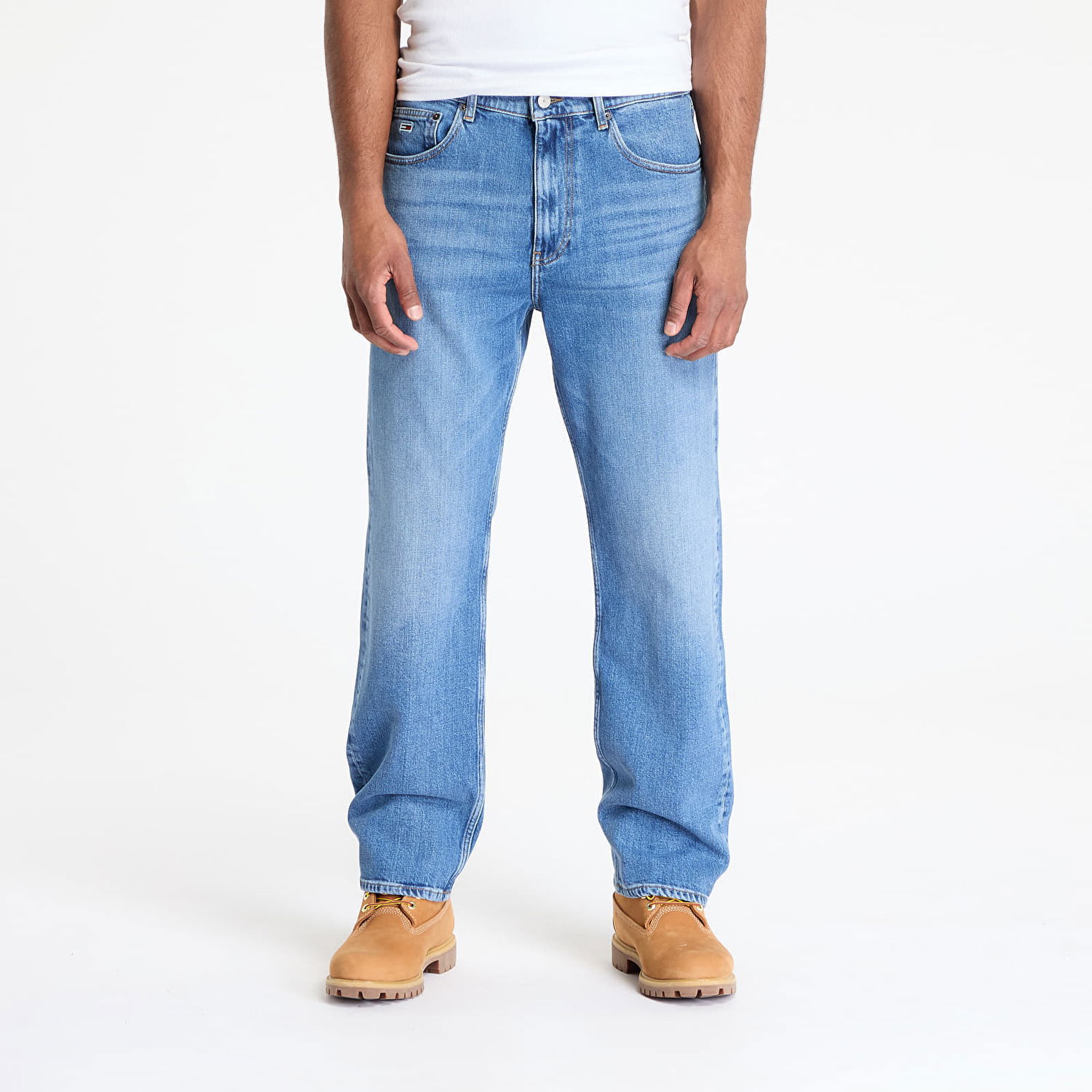 Džínsy Tommy Hilfiger Tommy Jeans Otis Regular Straight Jeans W29/L32 Modrá | DM0DM21023 1A5, 0