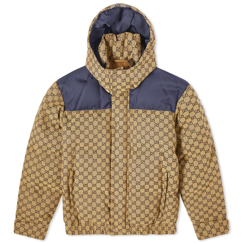 Prešívaná bunda Gucci Panel Down Jacket Béžová | 783100-Z8BRQ-9120