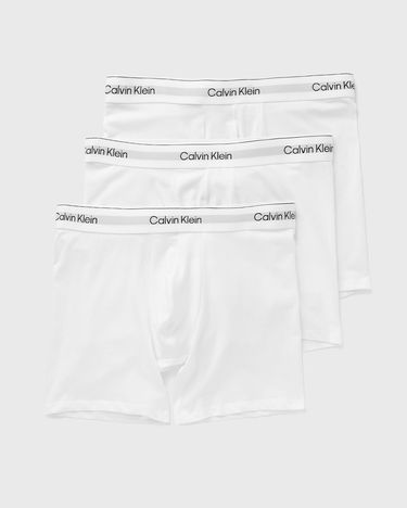 Boxerky CALVIN KLEIN Boxer Brief Icon Cotton Stretch 3-Pack Biela | LV00NB4394100, 0