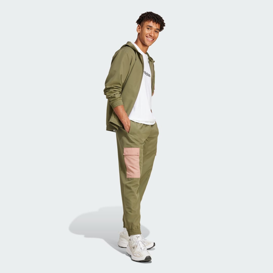 Súprava adidas Performance Woven Cargo Track Suit Zelené | JI8889, 1