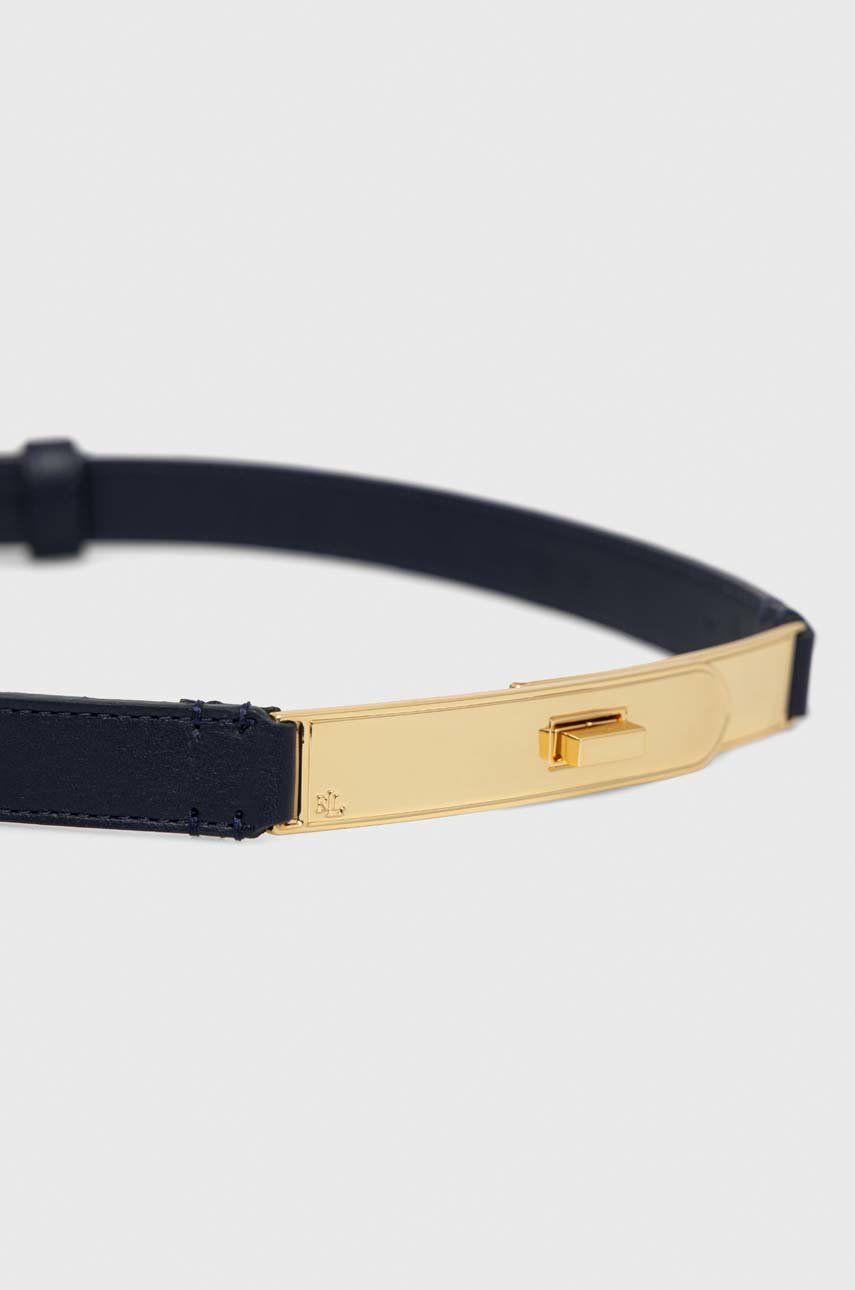 Opasok Polo by Ralph Lauren Lauren Ralph Lauren Leather Belt Navy | 412873120, 0